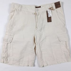 Pronto Uomo Blue Cargo Khaki Shorts 40